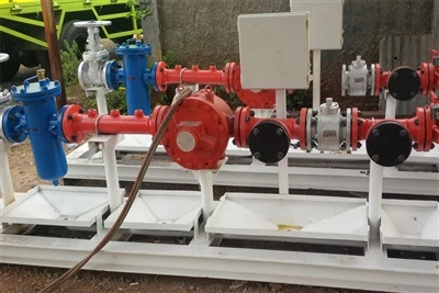 Proyecto de válvula de compuerta y filtro con eliminador de aire para el cliente